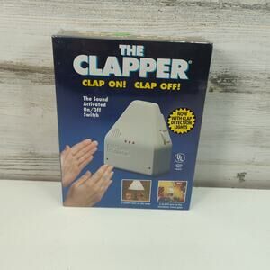 The Clapper Sound Activated On/Off Switch White Brand New Sealed